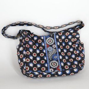 Vera Bradley floral paisley quilted owl print shoulder bag